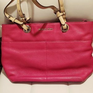 Michael Kors Fuschia Leather Tote